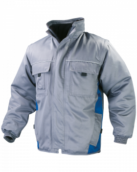 Zimní bunda Basto – 4v1 (Šedá,Modrá)