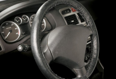 Kožený potah na volant Car Classic, vněj. pr. 36-38 cm
