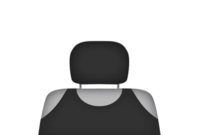 Autotrika COTTON na opěrky hlavy - 2 ks.