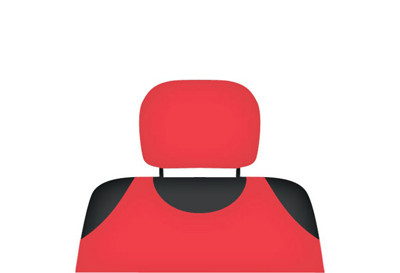 Autotrika COTTON na opěrky hlavy - 2 ks.