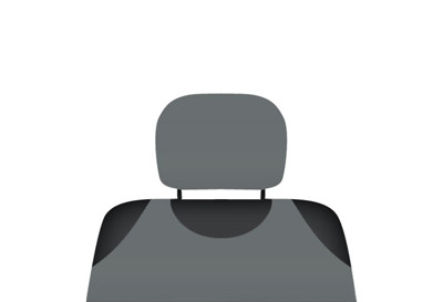 Autotrika COTTON na opěrky hlavy - 2 ks.