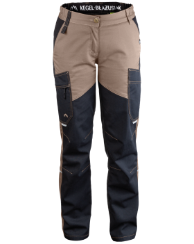 Dámské kalhoty 5504/V-WORK (Černá,Hnědá)