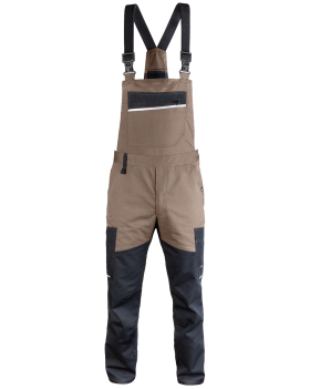 KALHOTY S LACLEM 6507/V-WORK (Černá,Hnědá)