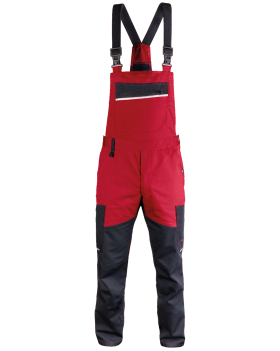 KALHOTY S LACLEM 6507/V-WORK (Černá, Bordó)