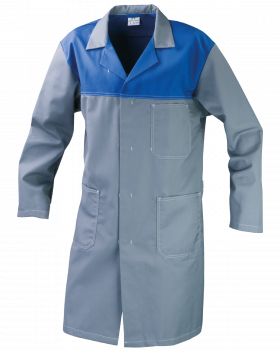 Pracovní plášť Profi (Šedá/Modrá)