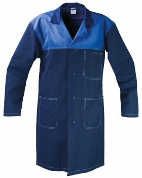 Pracovní plášť Profi (Modrá,Tmavomodrá)