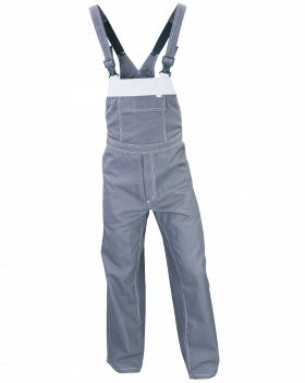 Kalhoty s laclem PROFI (Šedá/Bílá)