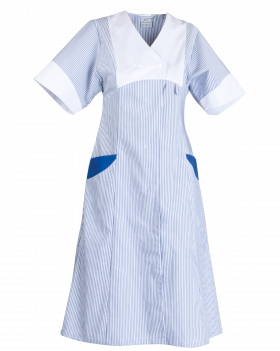 Dlouhý šatový plášť - krátký rukáv