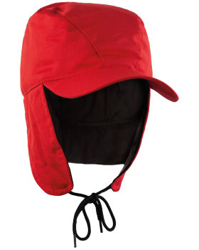 Zateplená čepice 0109/WORK (Červená)